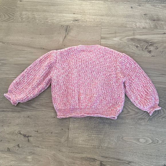 Zara Pink Knit Kids Sweater - Picture 6 of 7